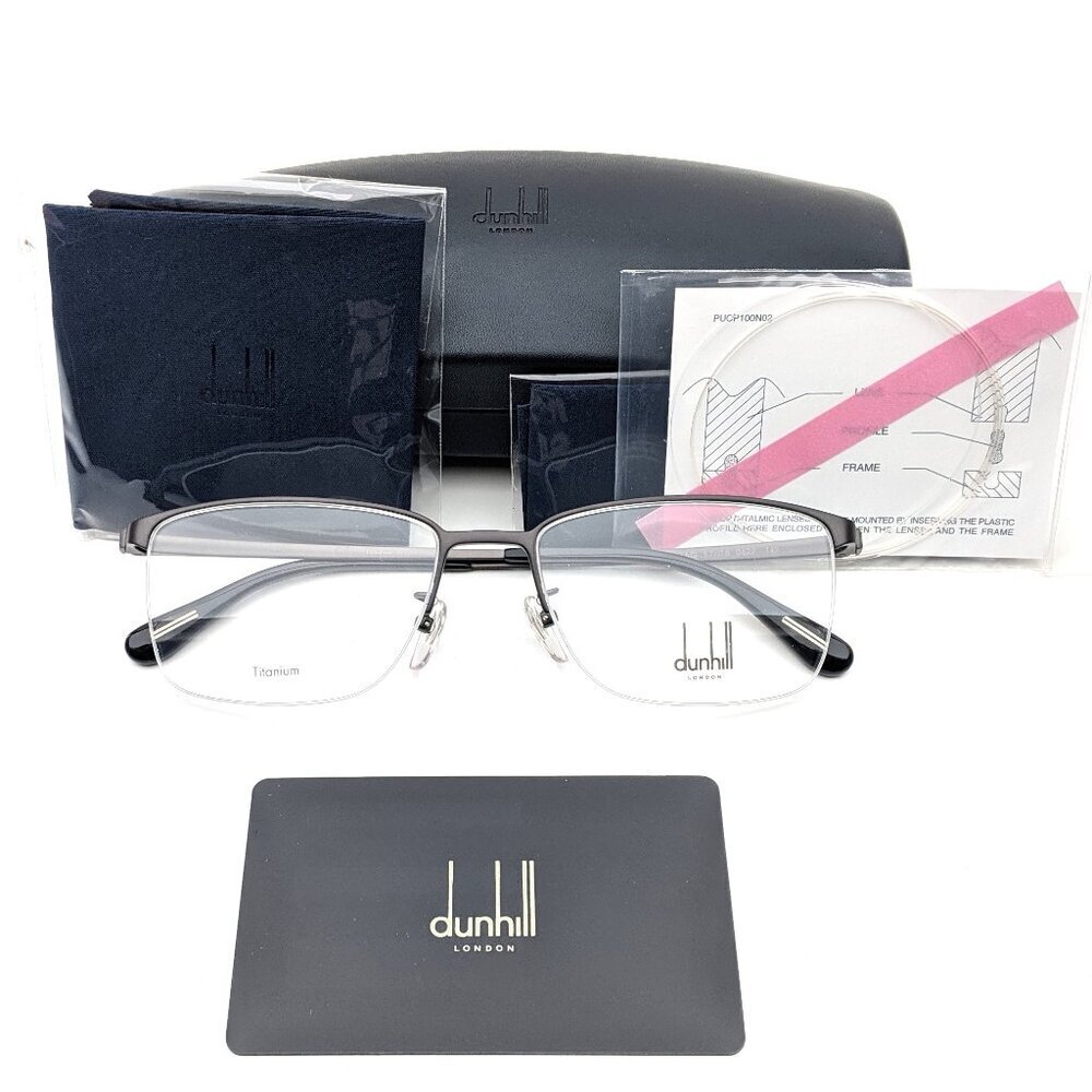 🕶️Made in Italy! Dunhill VDH115G Eyeglasses 57/18 145 | ALT213🕶️